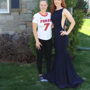 Jovani Navy Prom Dress